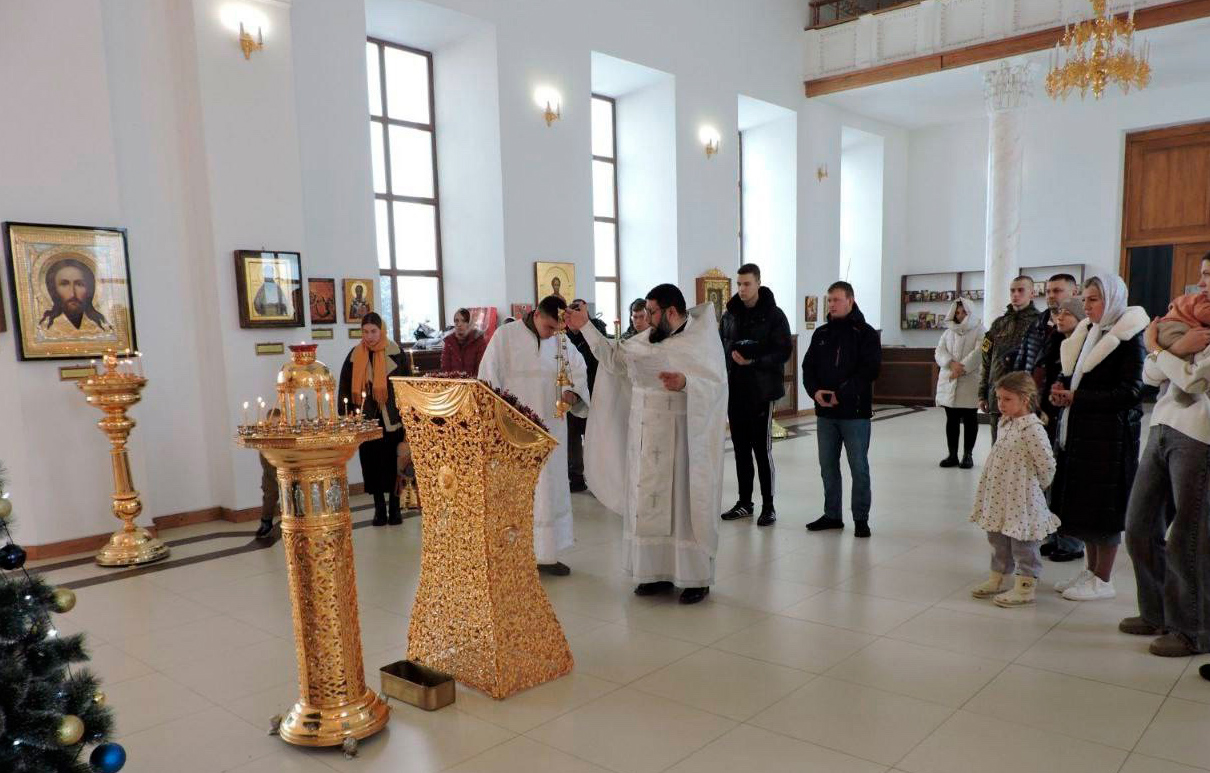 Рождество в храме святой Царицы Александры в Гюмри