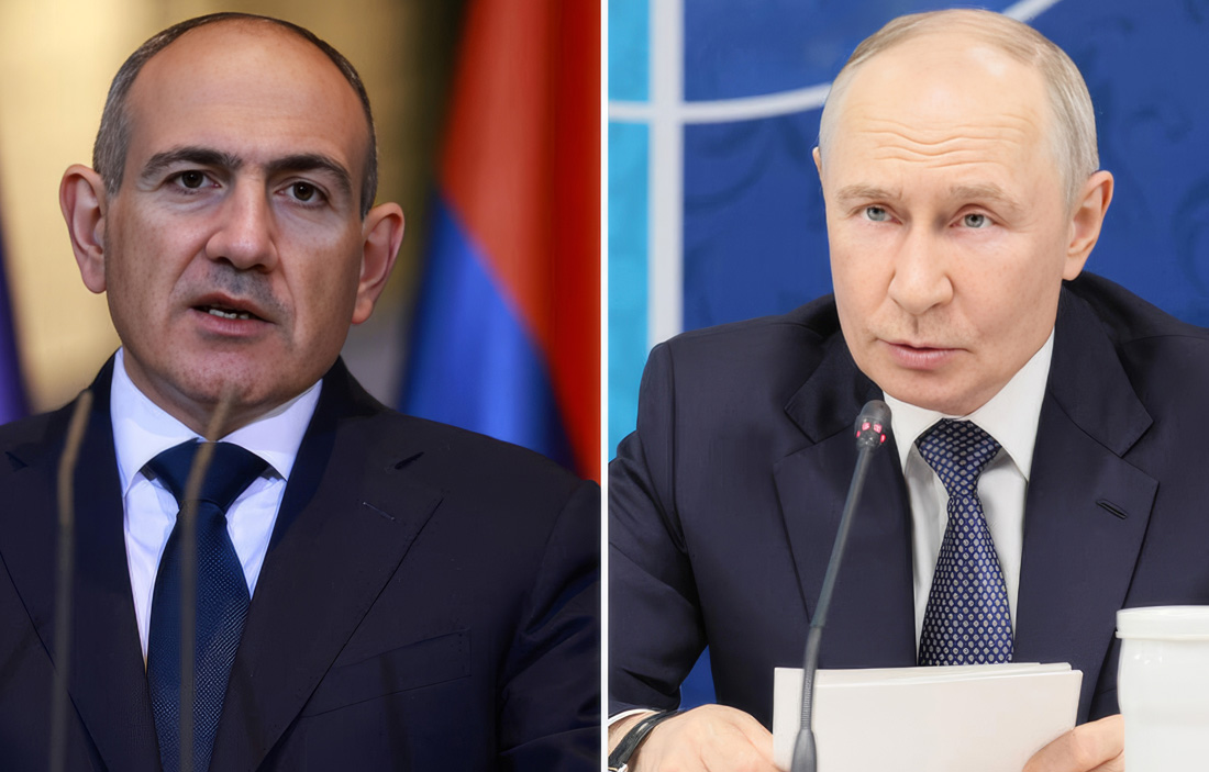 Cостоялся телефонный разговор Владимира Путина с Николом Пашиняном